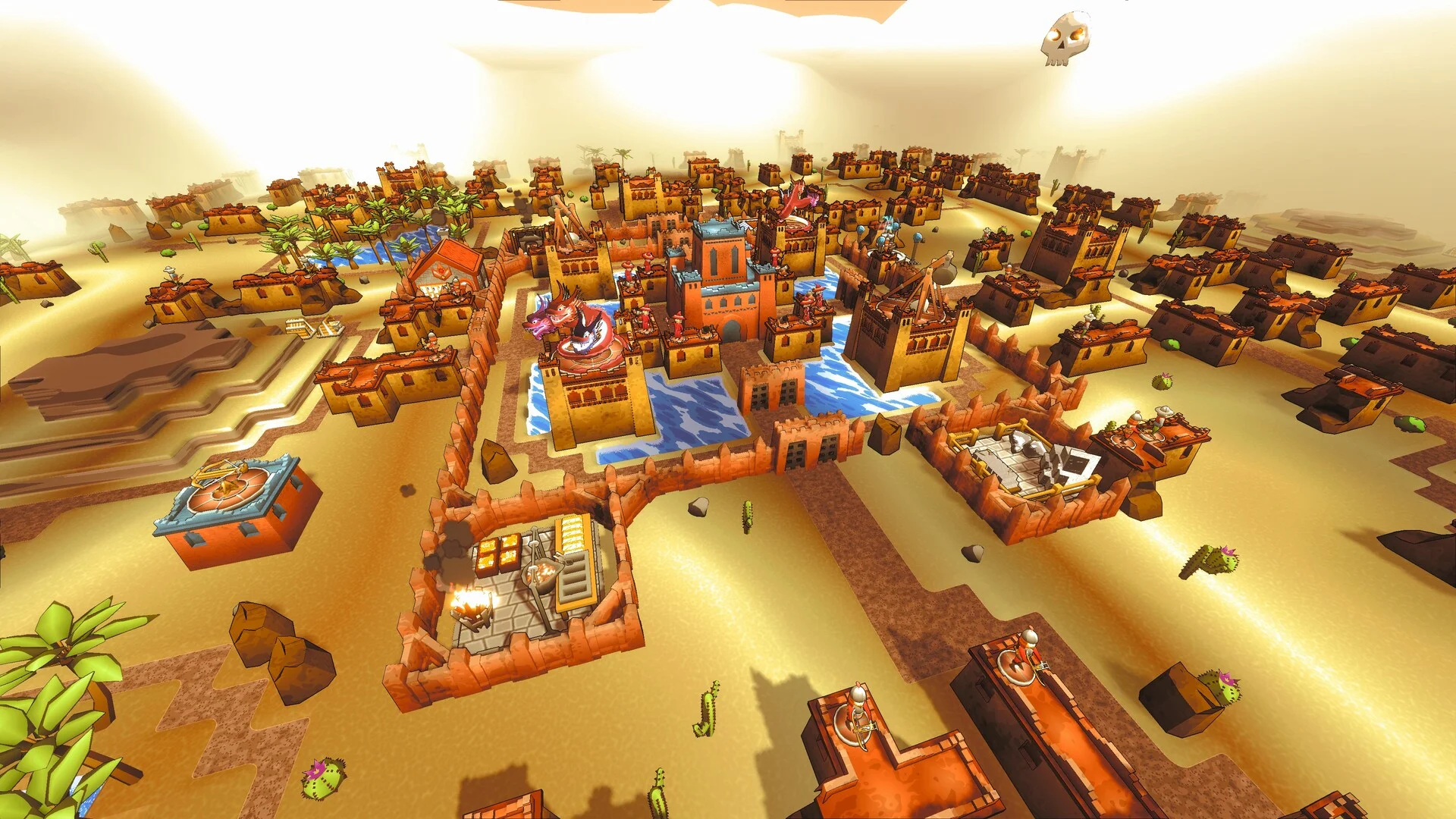 Castella monster waves splitting between walls and economy