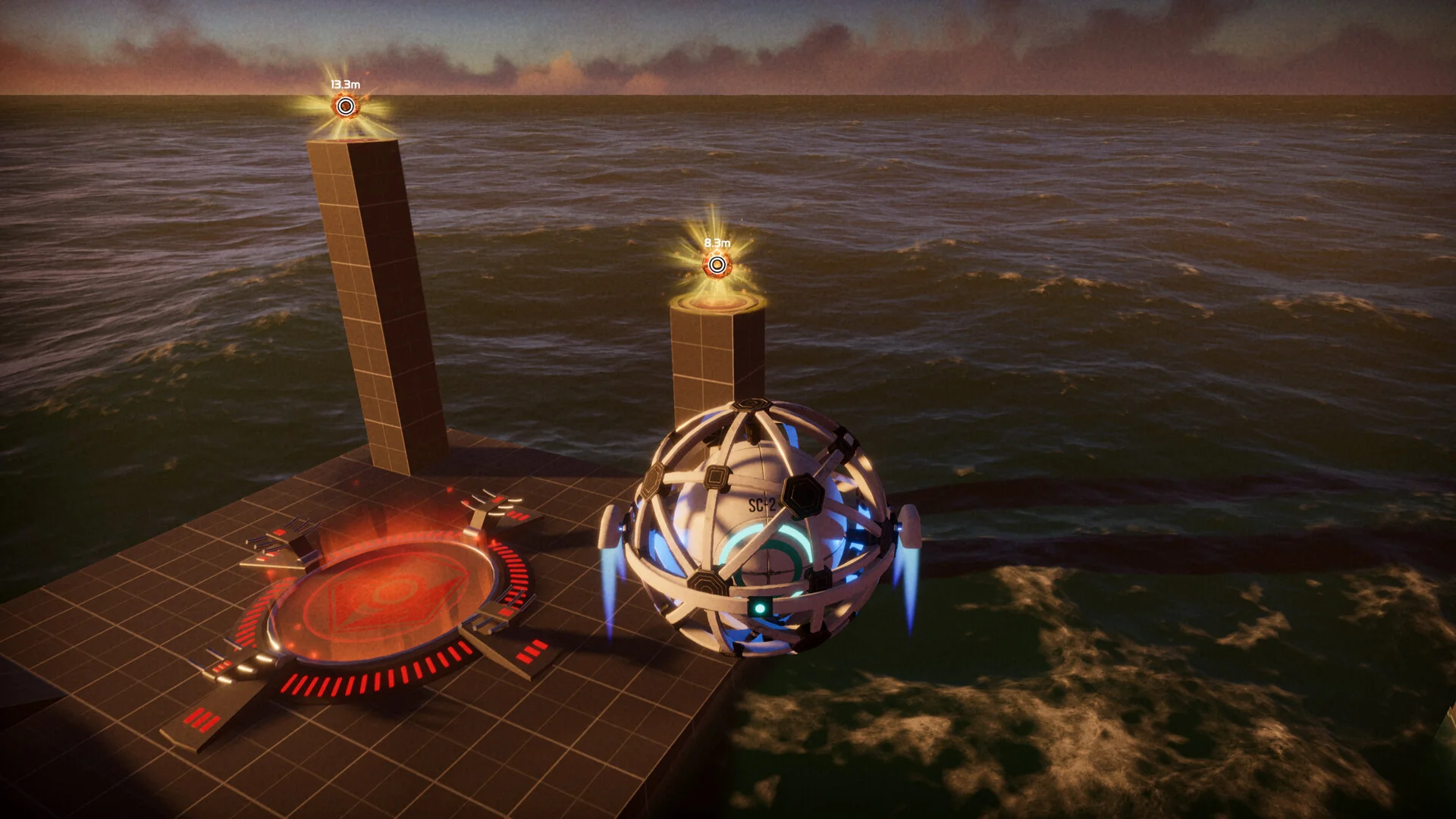 The Core zapper interacting with lights and objects
