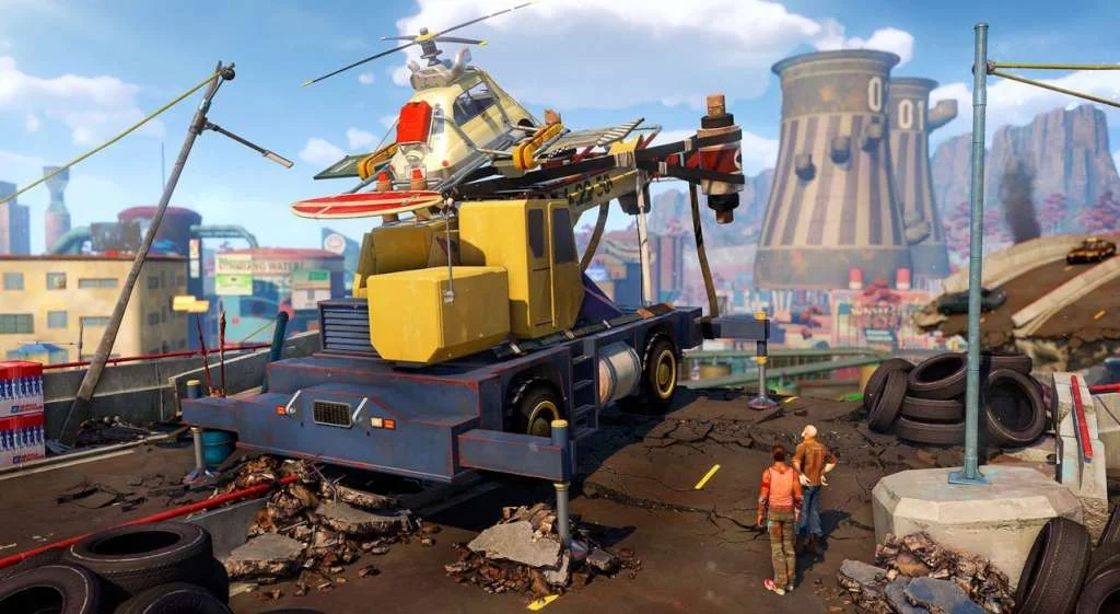 Sunset Overdrive online co-op 2-8 Sunset City