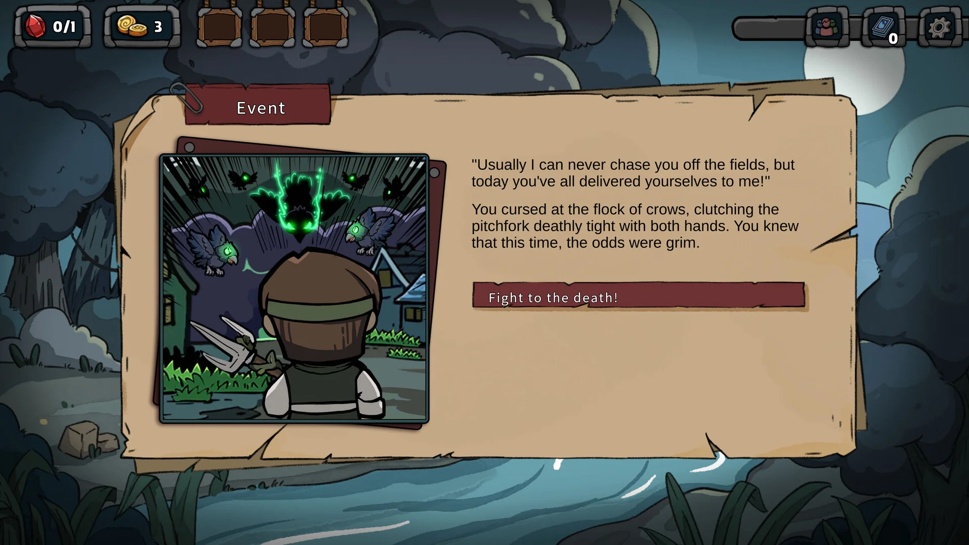 Re:Night flanking tactics deckbuilder combat