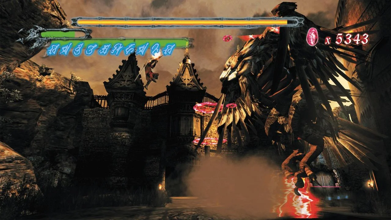 Devil May Cry 1 Mundus campaign still from the HD Collection