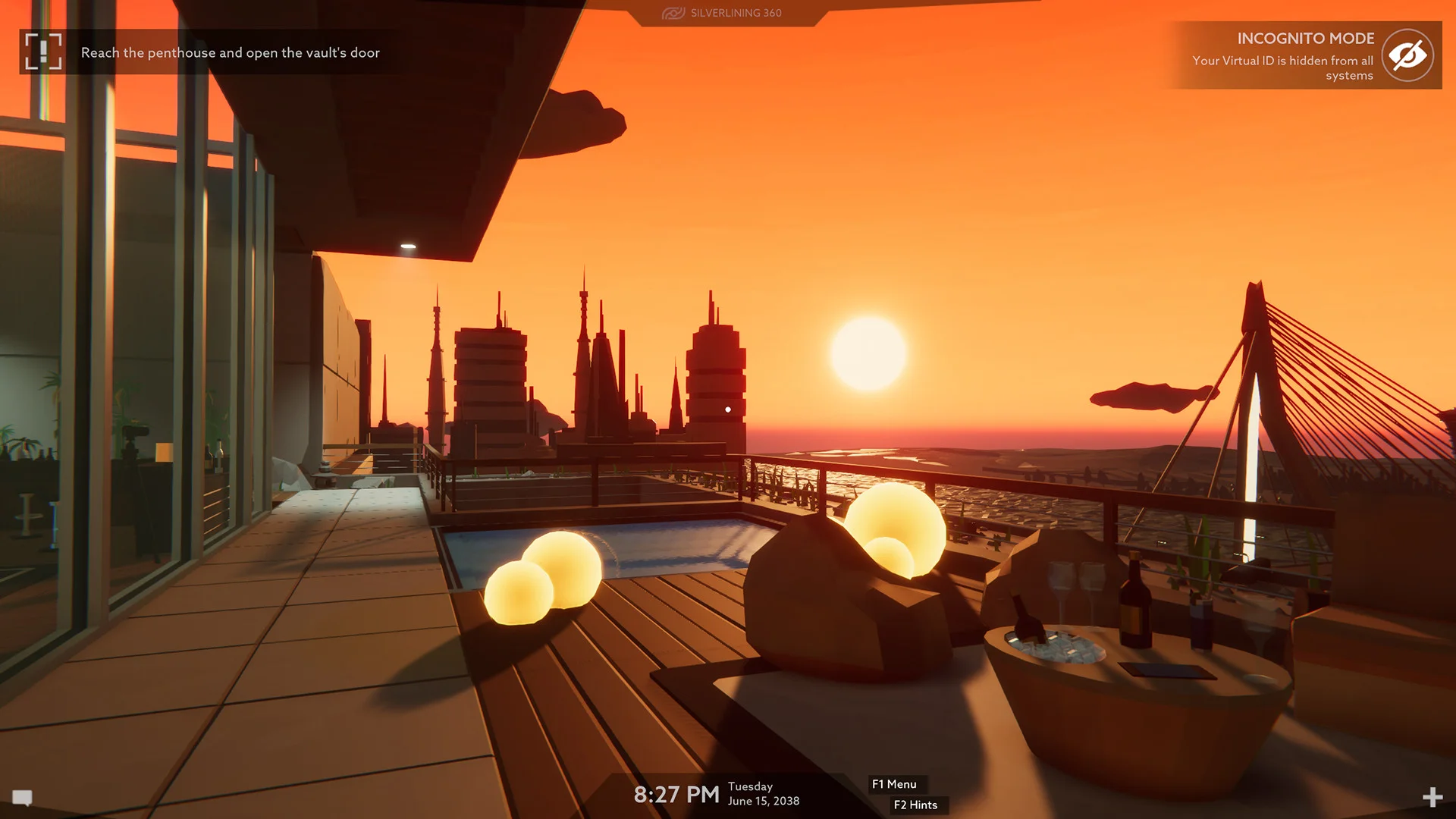 Operation: Tango Xbox US sunset penthouse pool screenshot