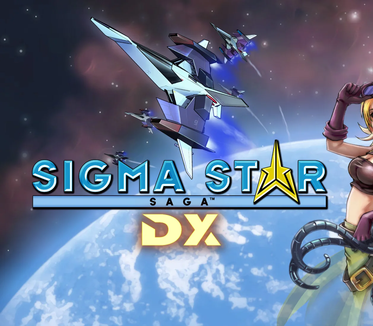Sigma Star Saga DX cover, Ian Recker double agent
