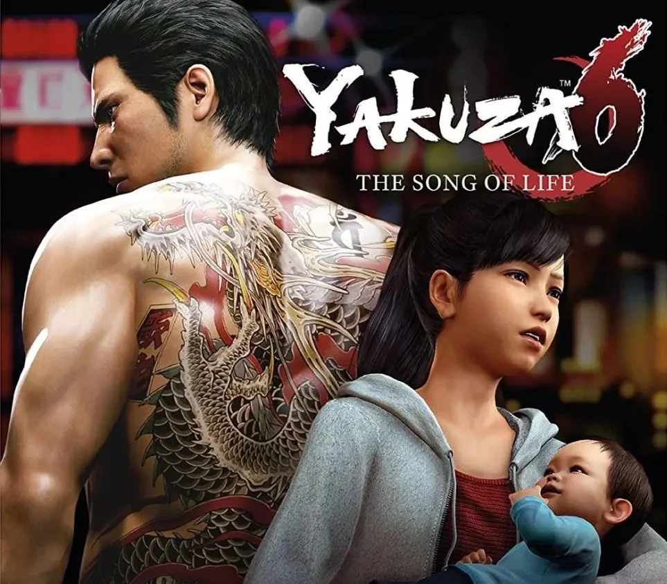 Yakuza 6 Song of Life Xbox AU key cover of Kiryu