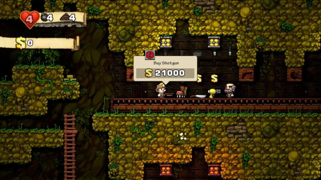 Spelunky trap dodge screenshot GOG PC