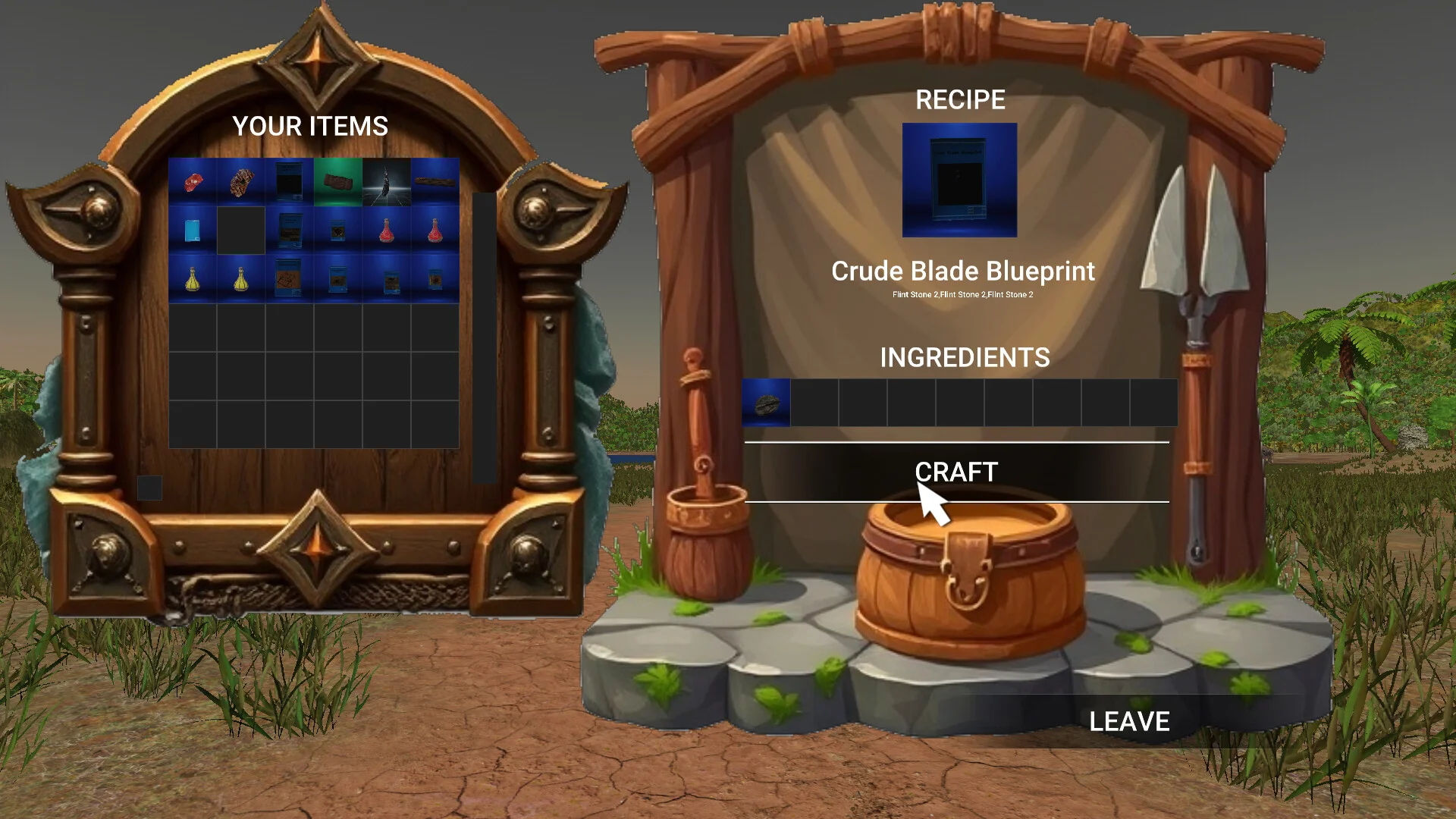 Survival Quest dungeon crafting screenshot