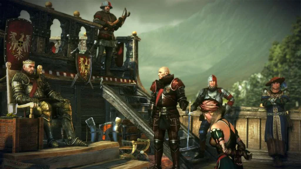 Witcher 2 Geralt in a Temerian succession talk