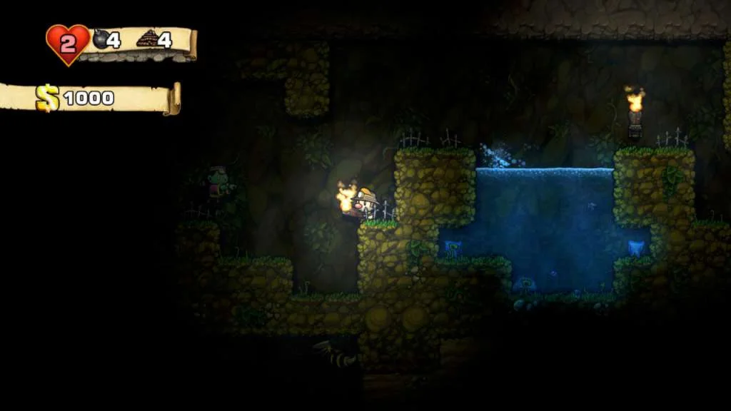 Spelunky roguelike cave screenshot GOG PC