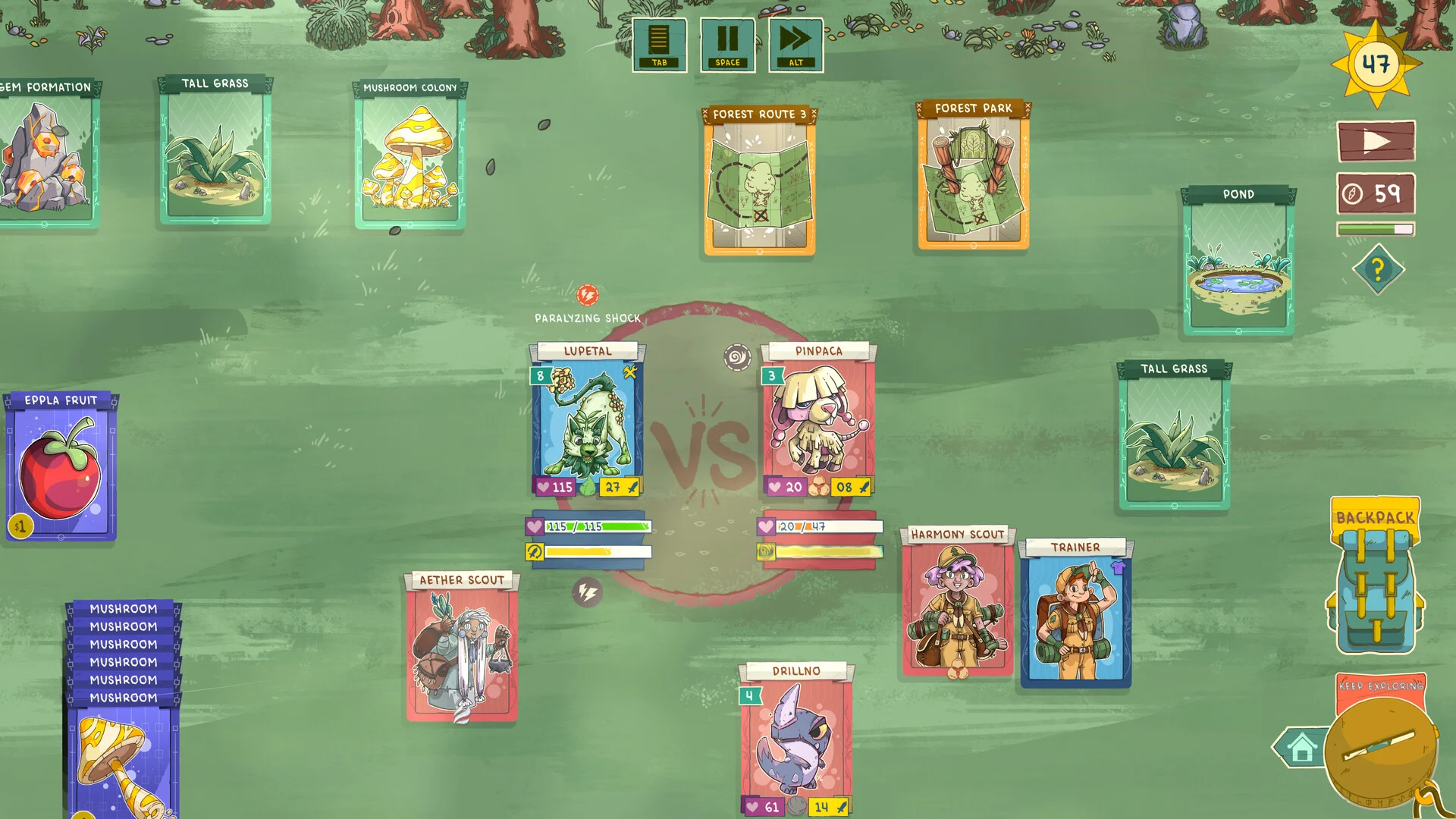 Stackmon Scout battle Harmony base Steam