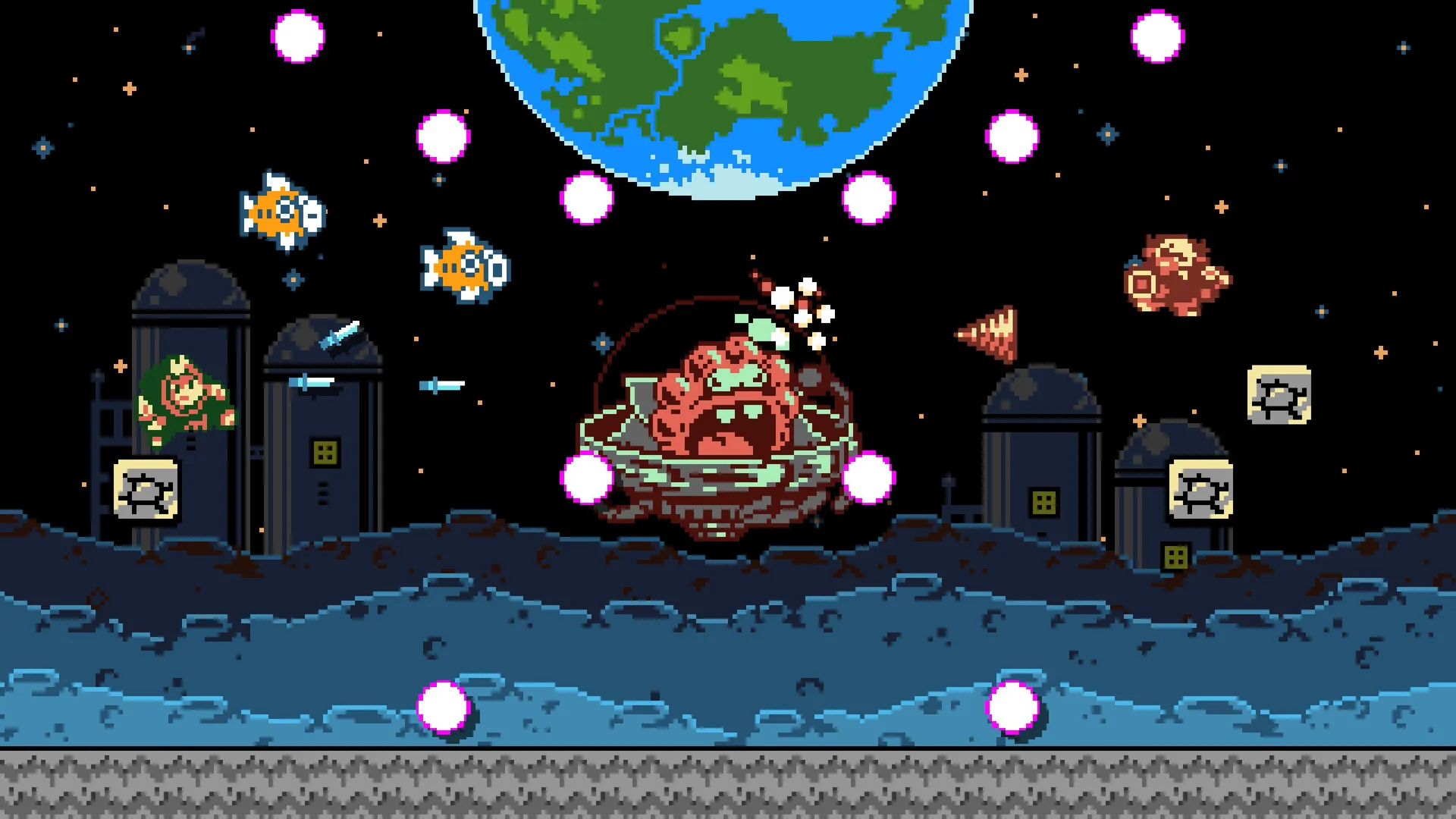 Dark Scrolls Steam cover, Devolver fantasy shmup platformer