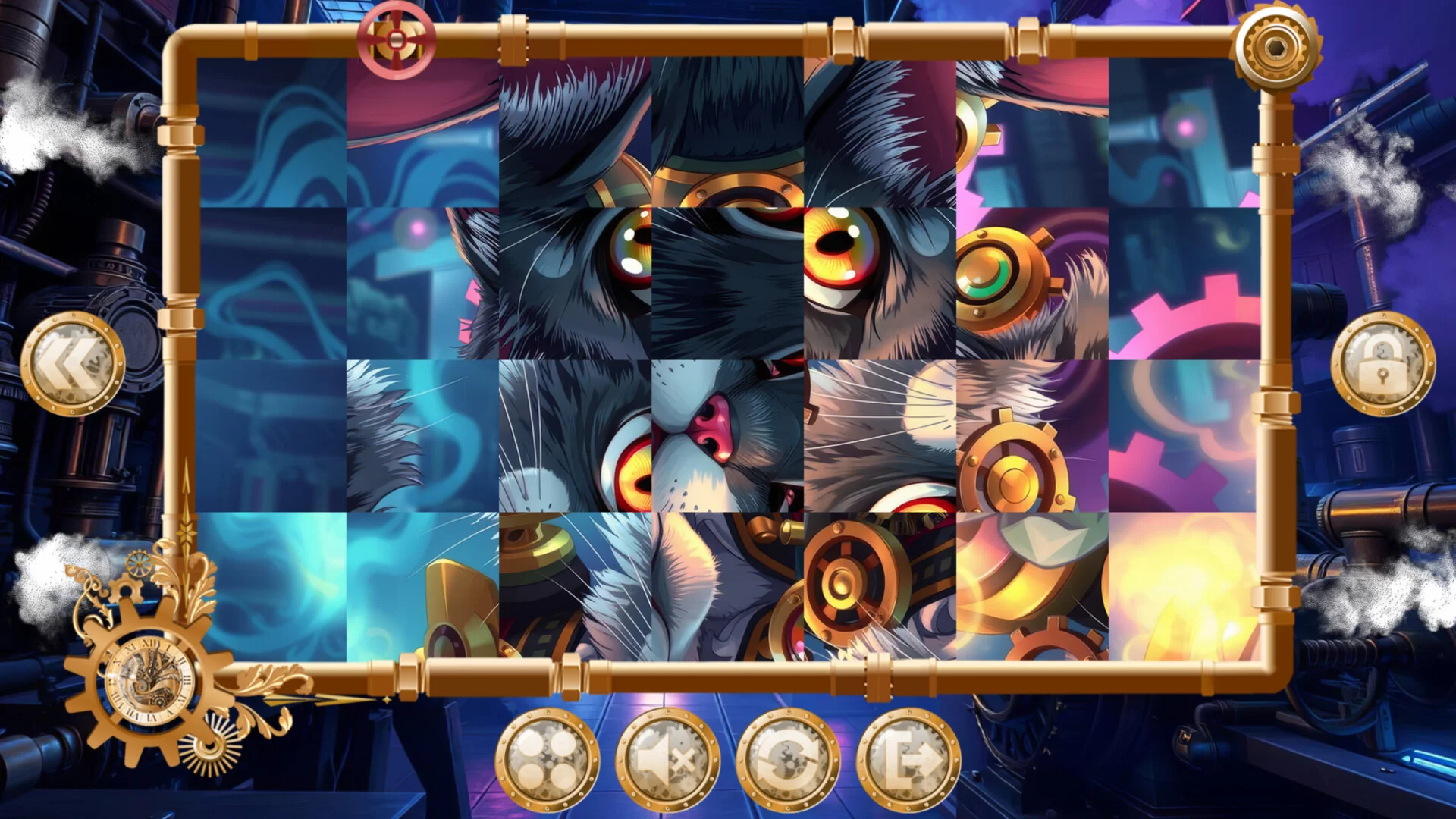 Chronime Puzzle Cats jigsaw screenshot