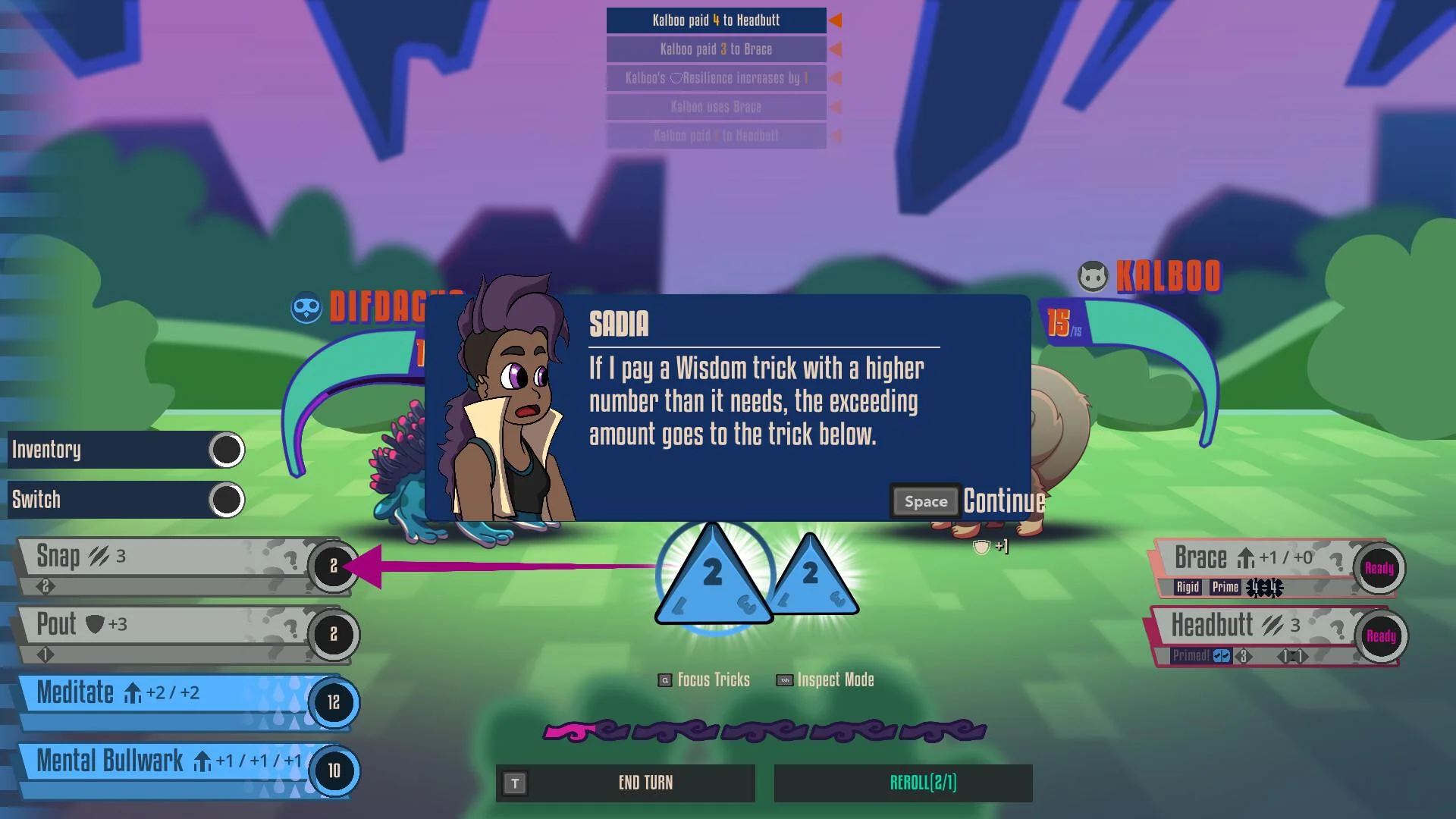Soulblaze dice team screenshot