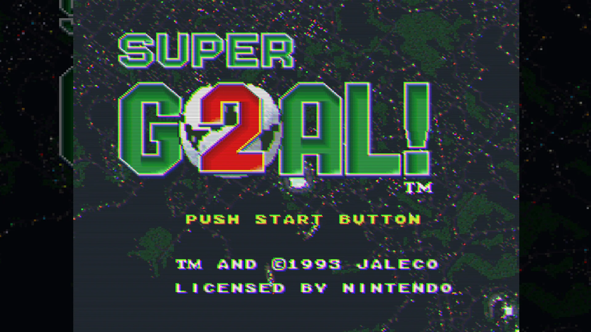 Jaleco Sports Goal Two 1992 full-field view