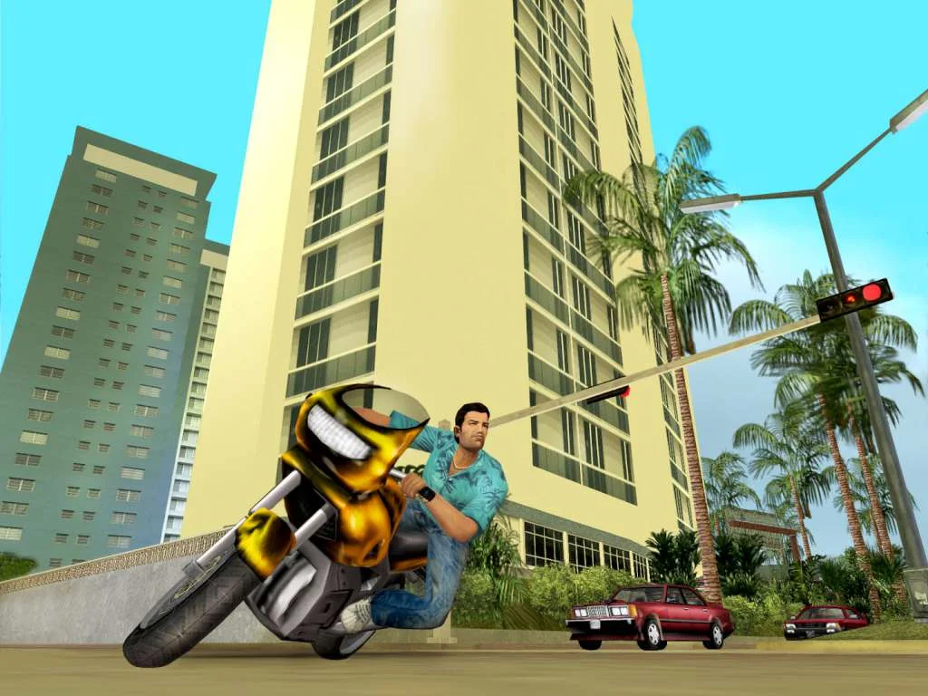 Vice City stolen car and radio chatter