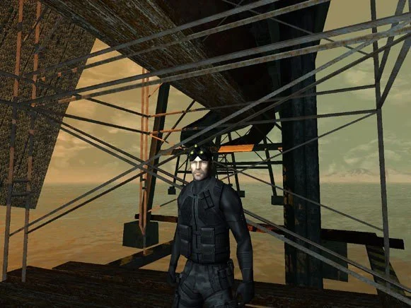 Splinter Cell suppressed shot in a Georgian oil facility