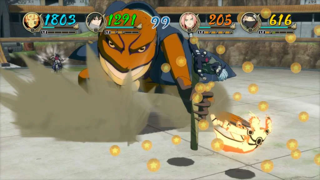 Naruto Shippuden Storm 3 Full Burst Xbox AU war fight
