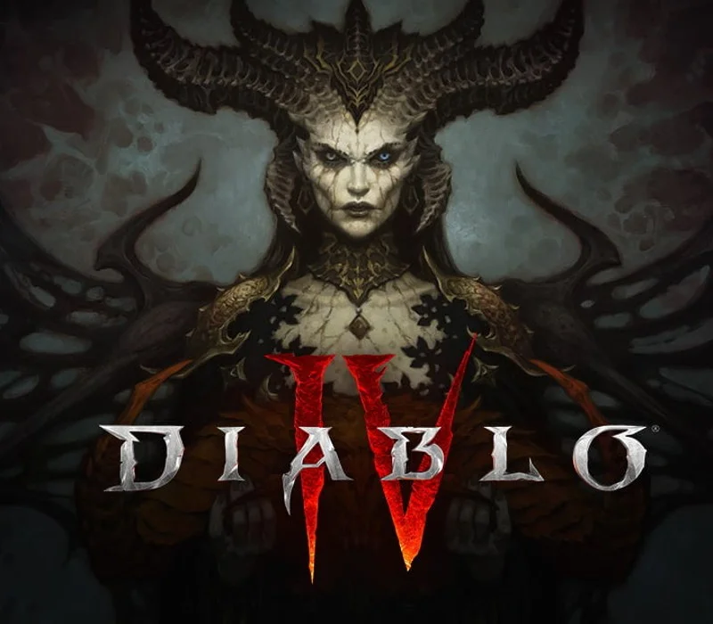 Diablo IV Standard cover, Lilith over Sanctuary