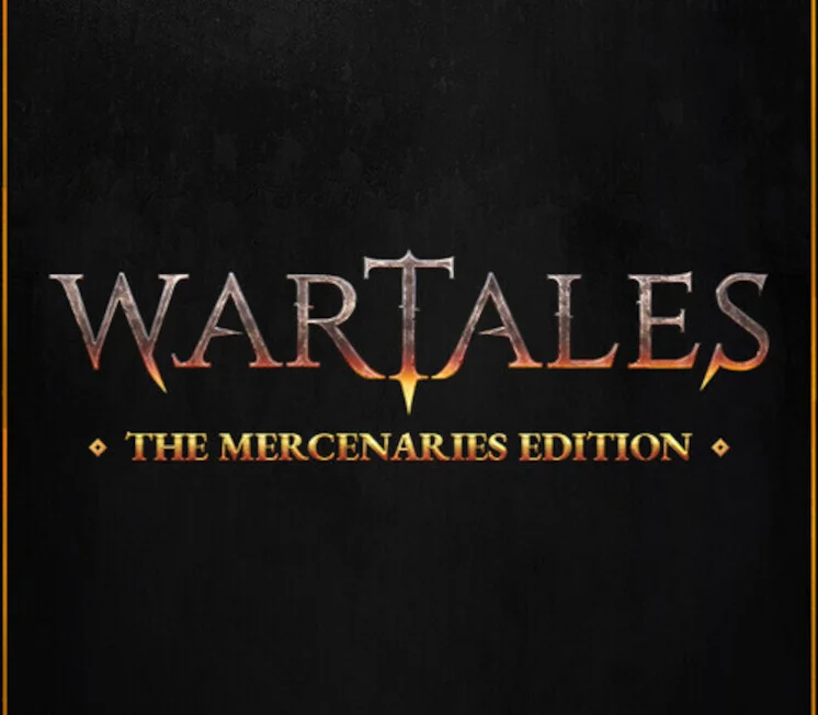 Wartales Mercenaries Edition cover, travelling company on the road