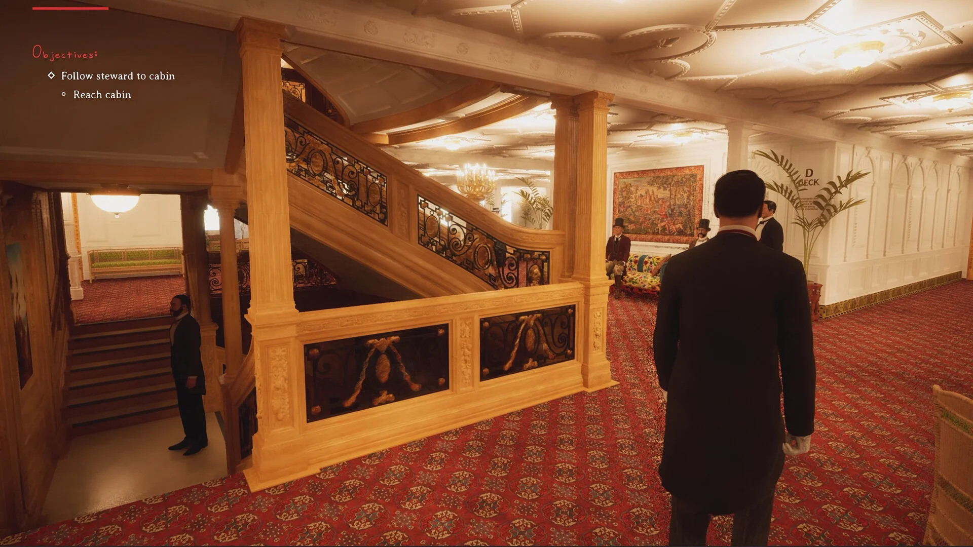 Titanic Escape Simulator puzzle solving on sinking ship decks