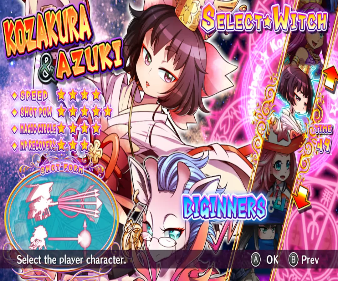Trouble Witches twelve-character roster