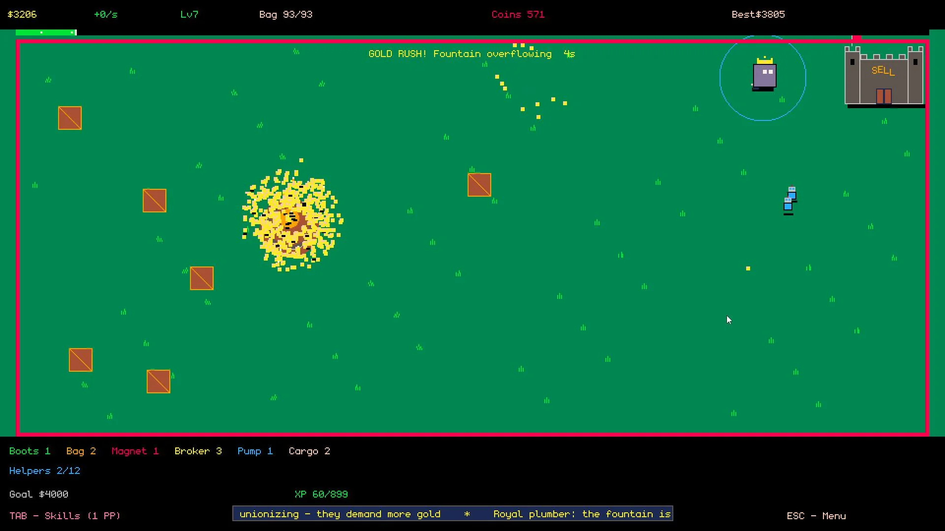 The King Got Too Much Gold Windows Steam screenshot