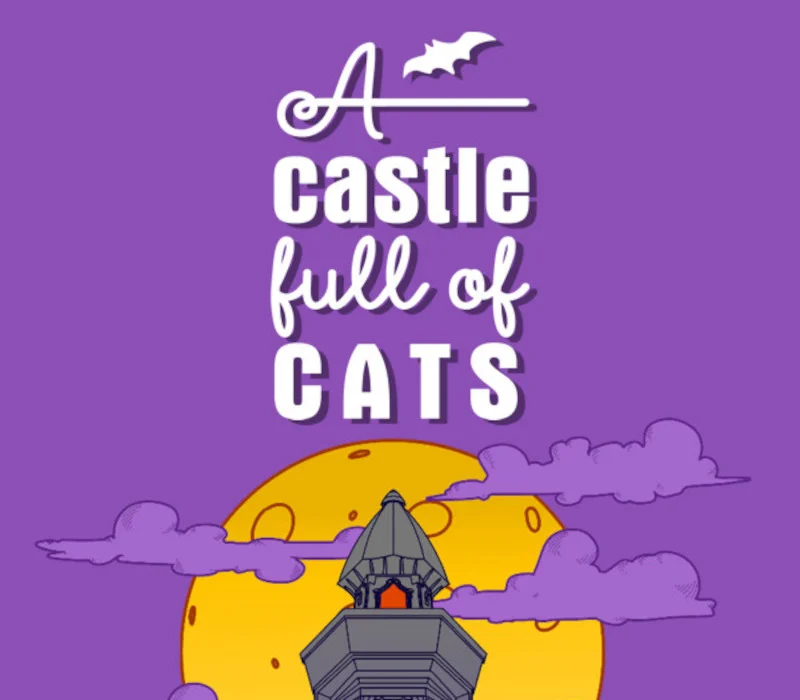 A Castle Full of Cats cover of a cursed castle full of cats