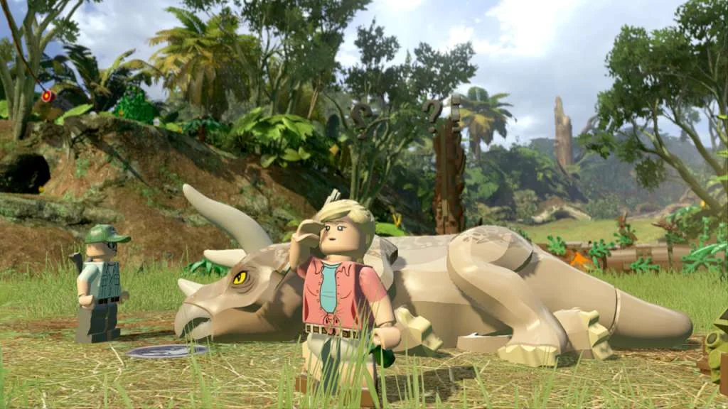 LEGO Jurassic World dinosaur character switch