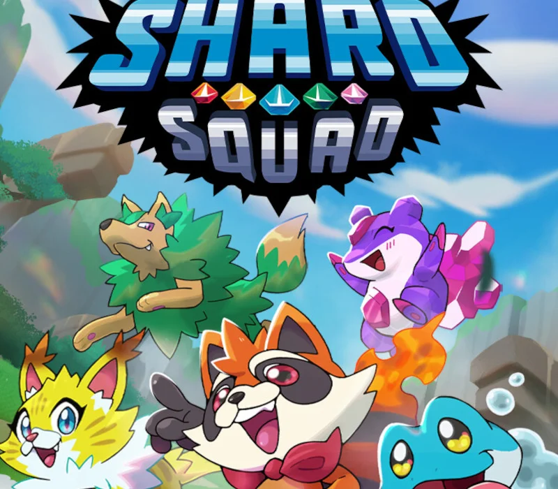 Shard Squad PlayStation cover of elemental creatures in Mellunia