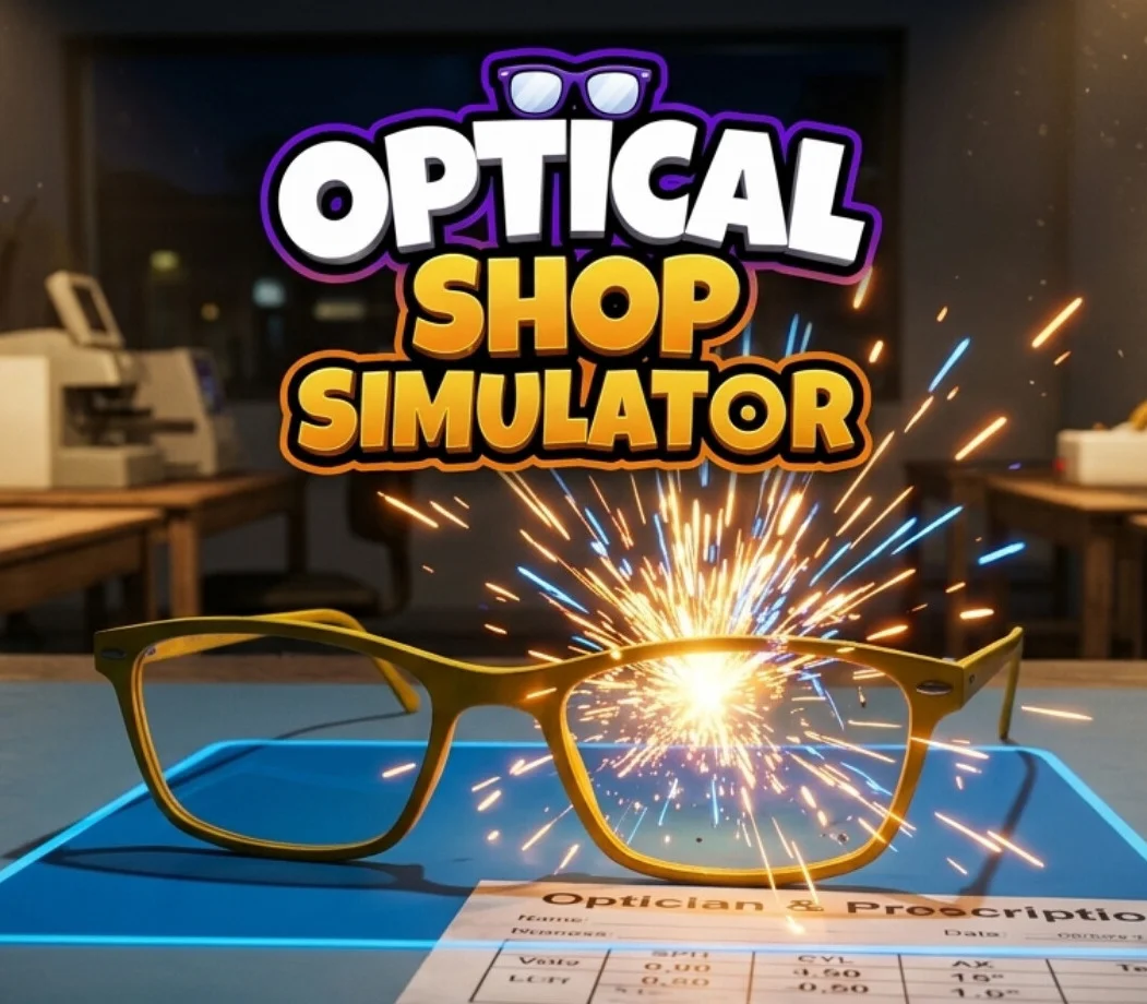 Optical Shop Simulator cover of a lens workshop