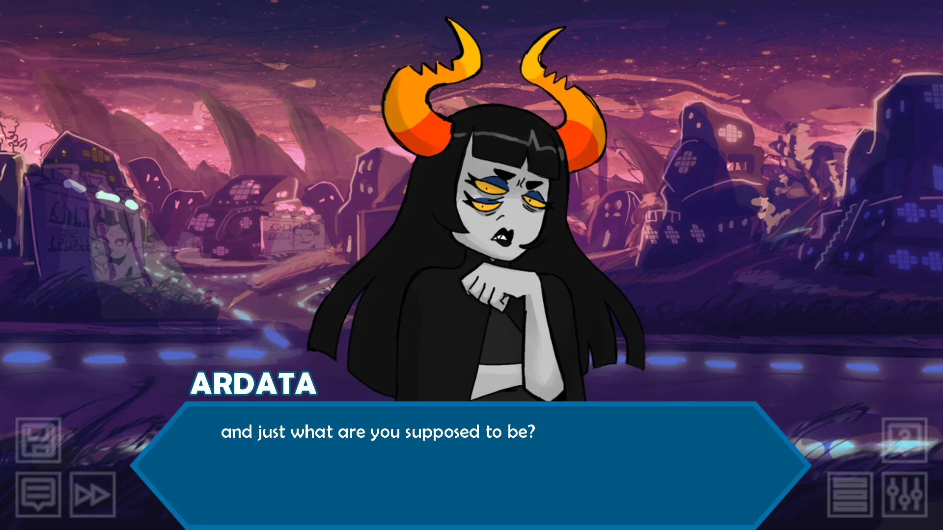 Hiveswap Friendsim crash landing on Alternia art