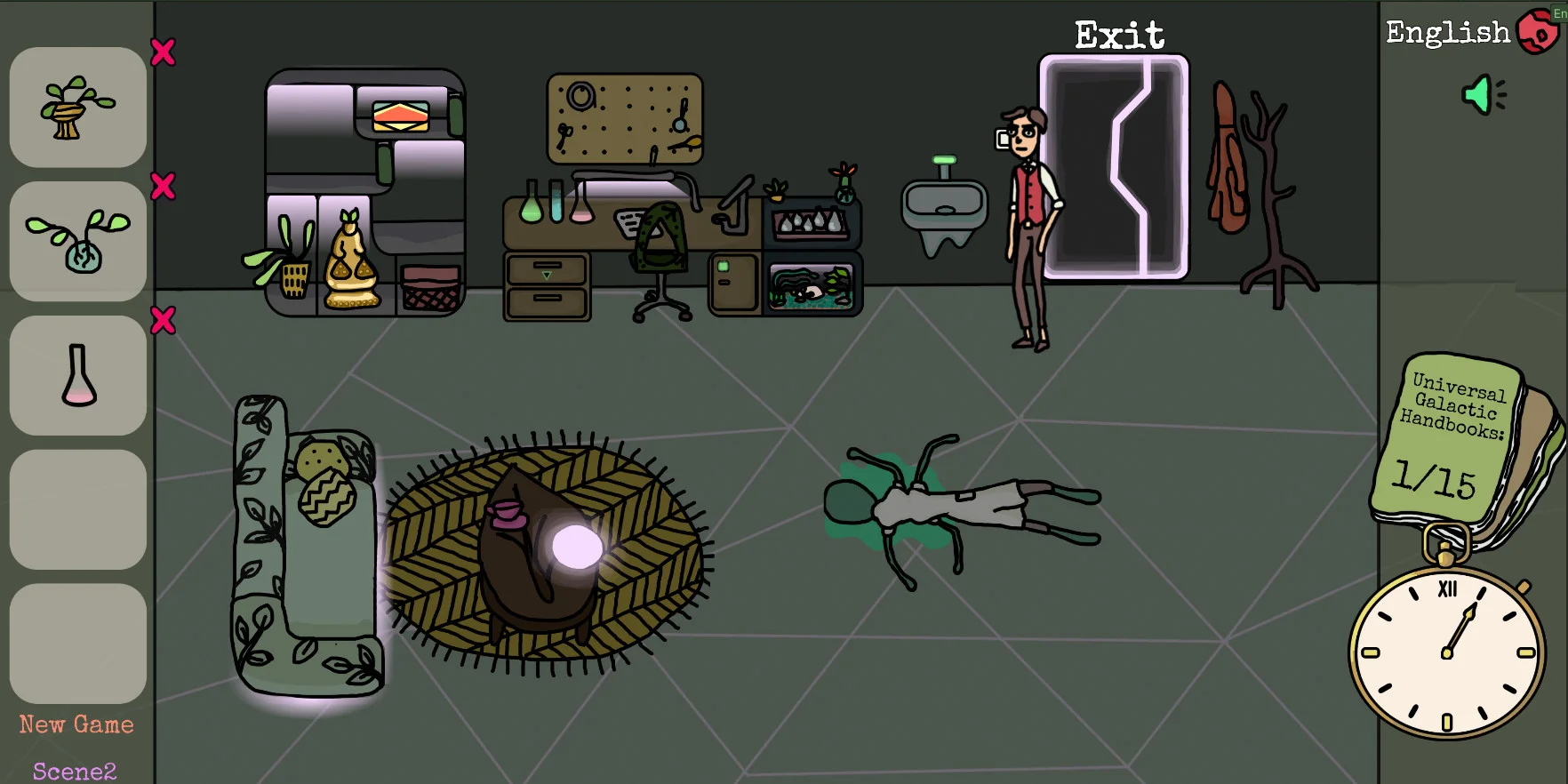 Margaret Luoni Detective Dirk sci-fi murder investigation gameplay