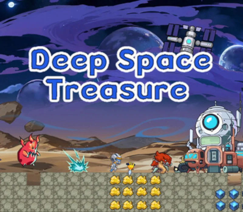 Deep Space Treasure drill on an infinitely generated planet