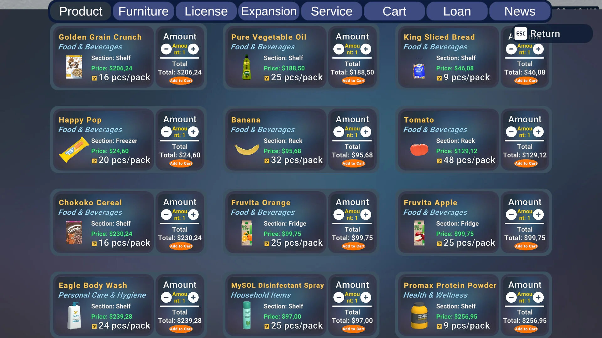 Market is Fine Spanish full audio screenshot