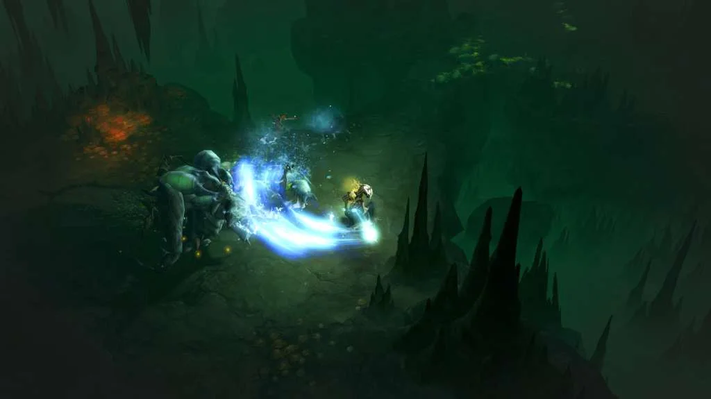 Diablo III hero class combat against demon hordes in Sanctuary