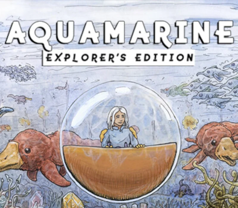 Aquamarine Explorer's Edition cover, Seeker pod on an alien ocean
