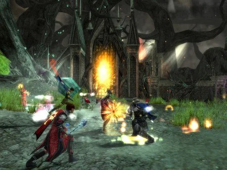 Guild Wars Factions online co-op mission party play screenshot