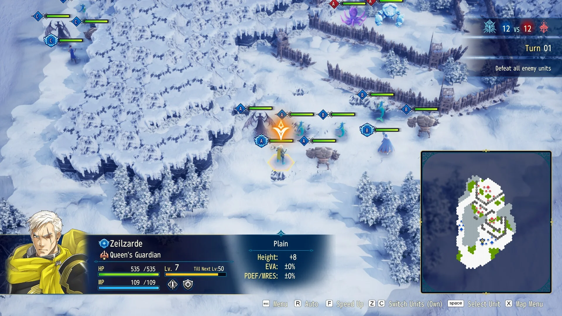BRIGANDINE ABYSS organization phase troop management