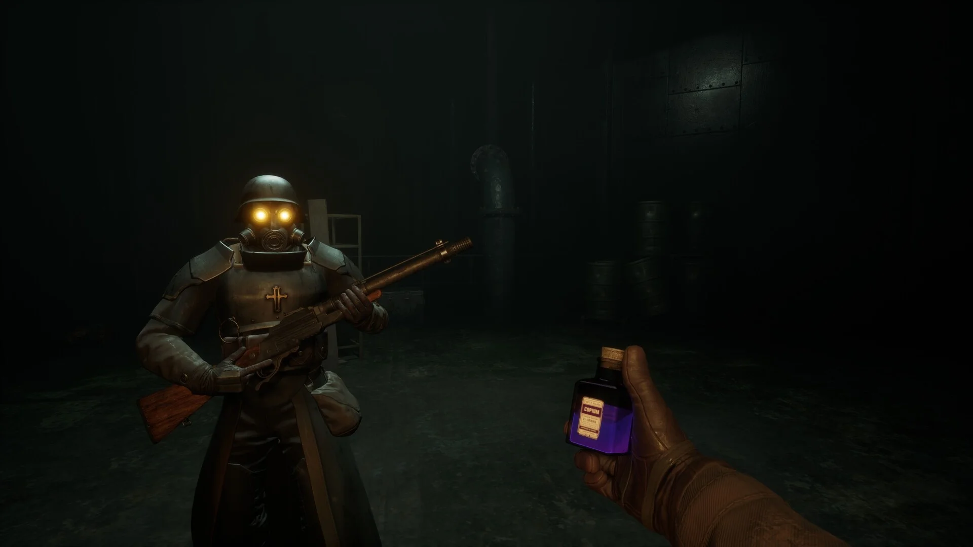 FEAR OF FAITH class spells beer fear meter survival horror screenshot
