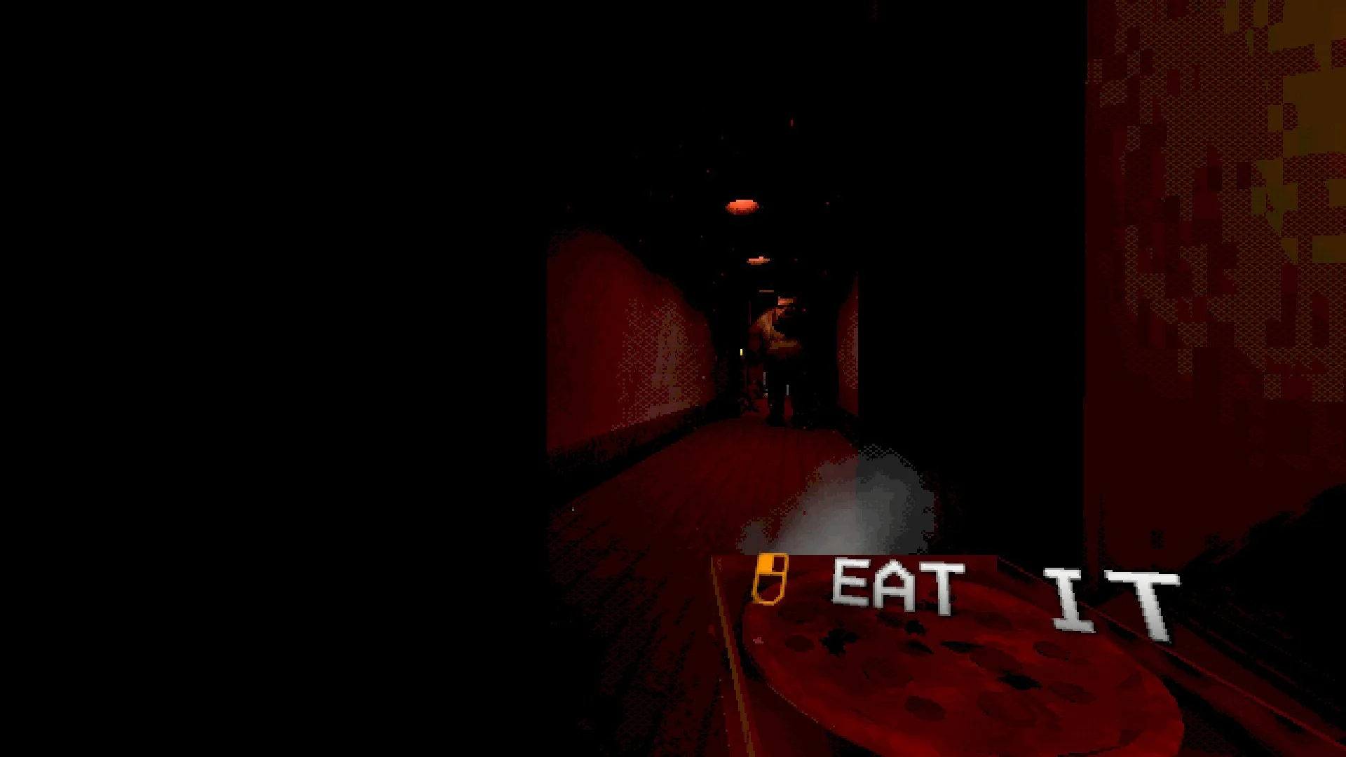 FEED IT branching exit choice in a short horror loop