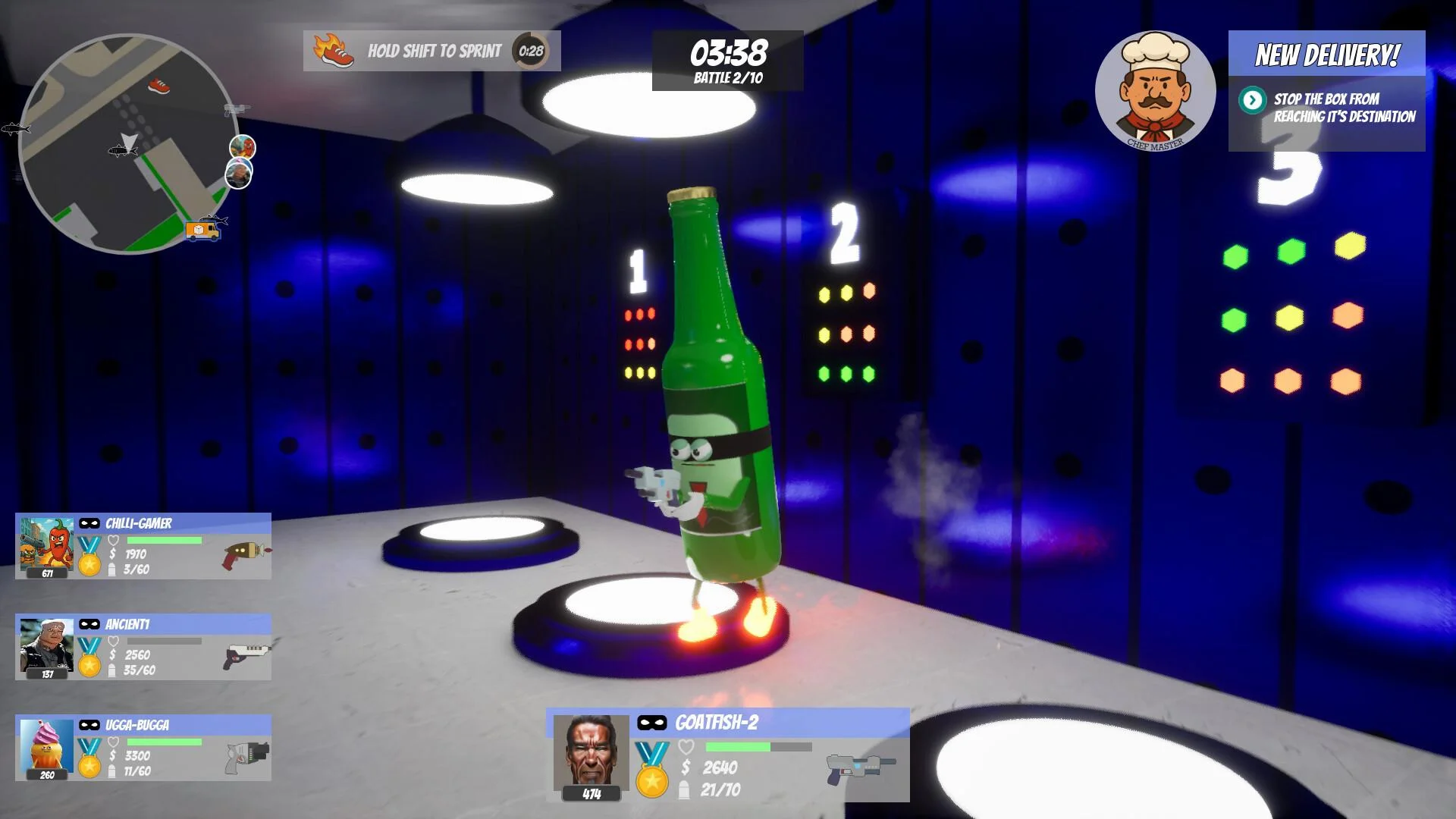 Battle Food Mania chaotic food weapons in arena brawls