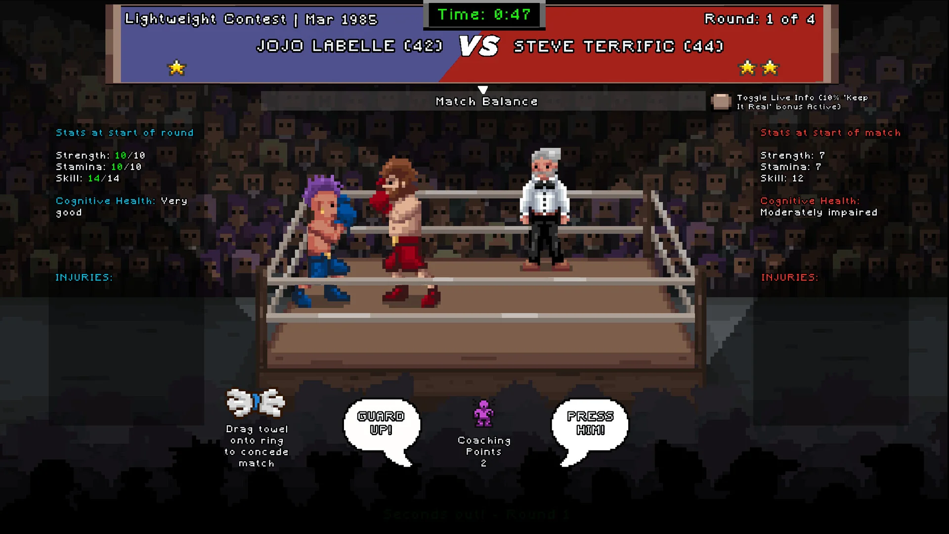 The Comeback King light-hearted satirical management strategy screenshot