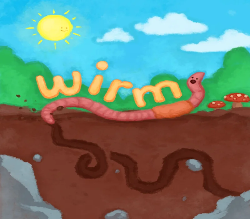 Wirm cover of a physics worm