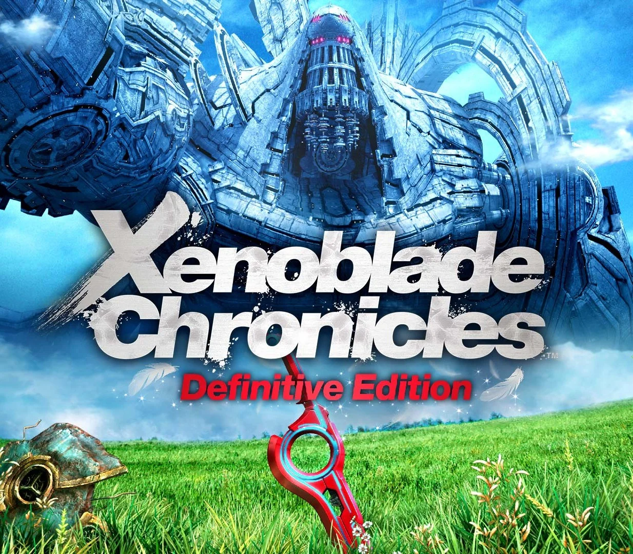 Xenoblade Chronicles Definitive Edition cover, Shulk Monado