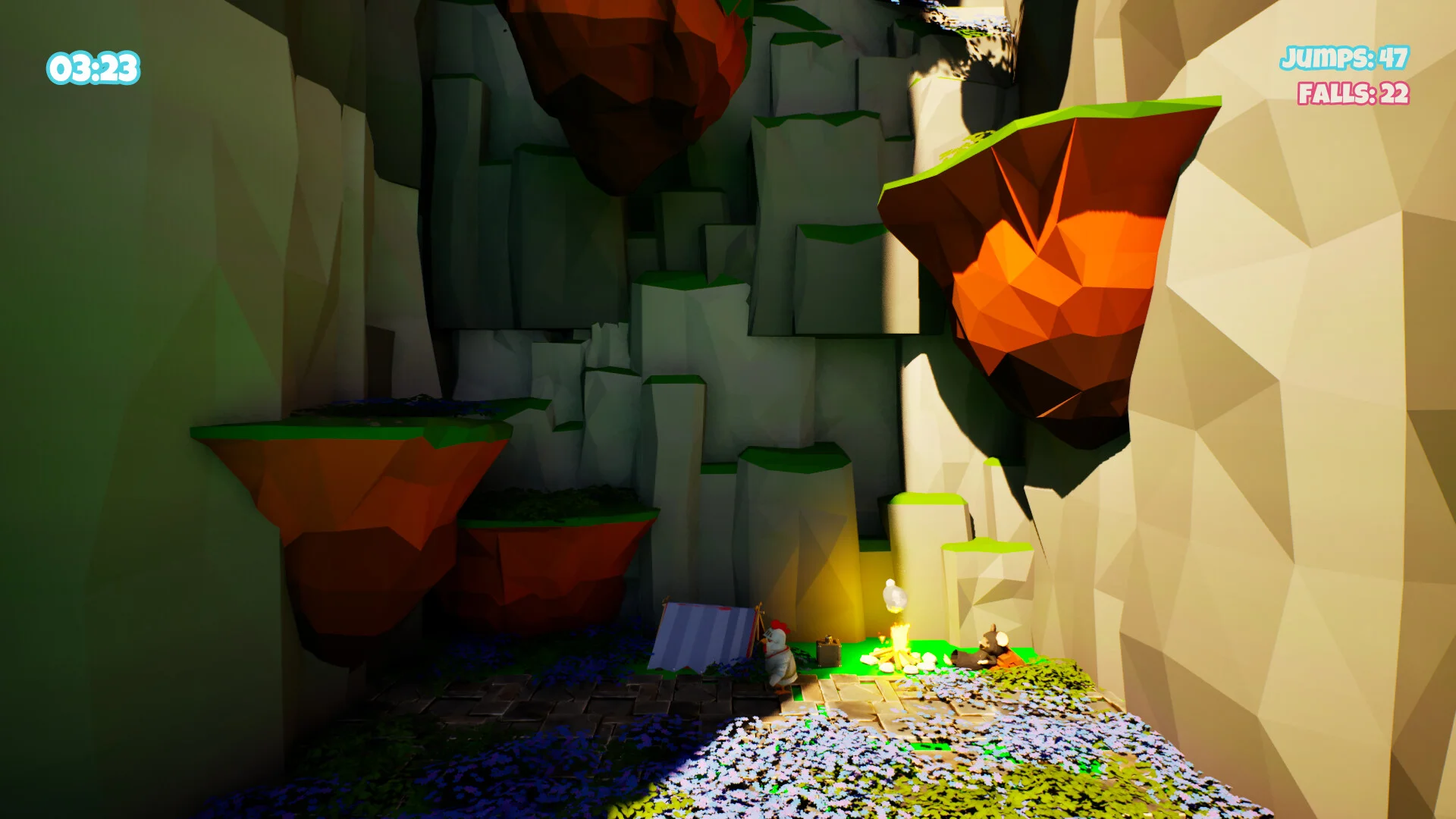 KOOO TO JUMP voice-controlled crow jump hardcore platformer gameplay