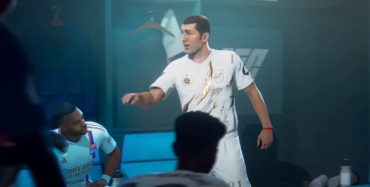 EA SPORTS FC 24 Career press conference after a win
