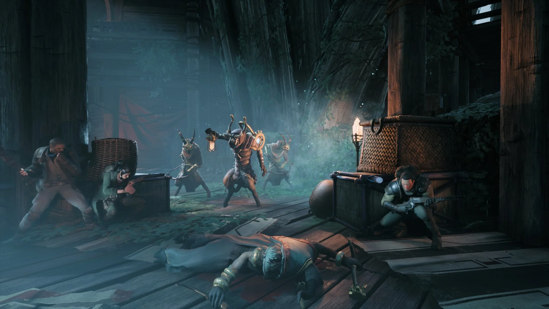 Remnant: From the Ashes three survivors in a generated world