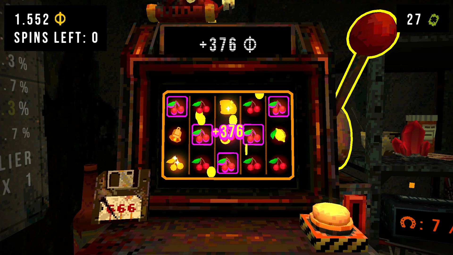 CloverPit rusty cell slot machine screenshot