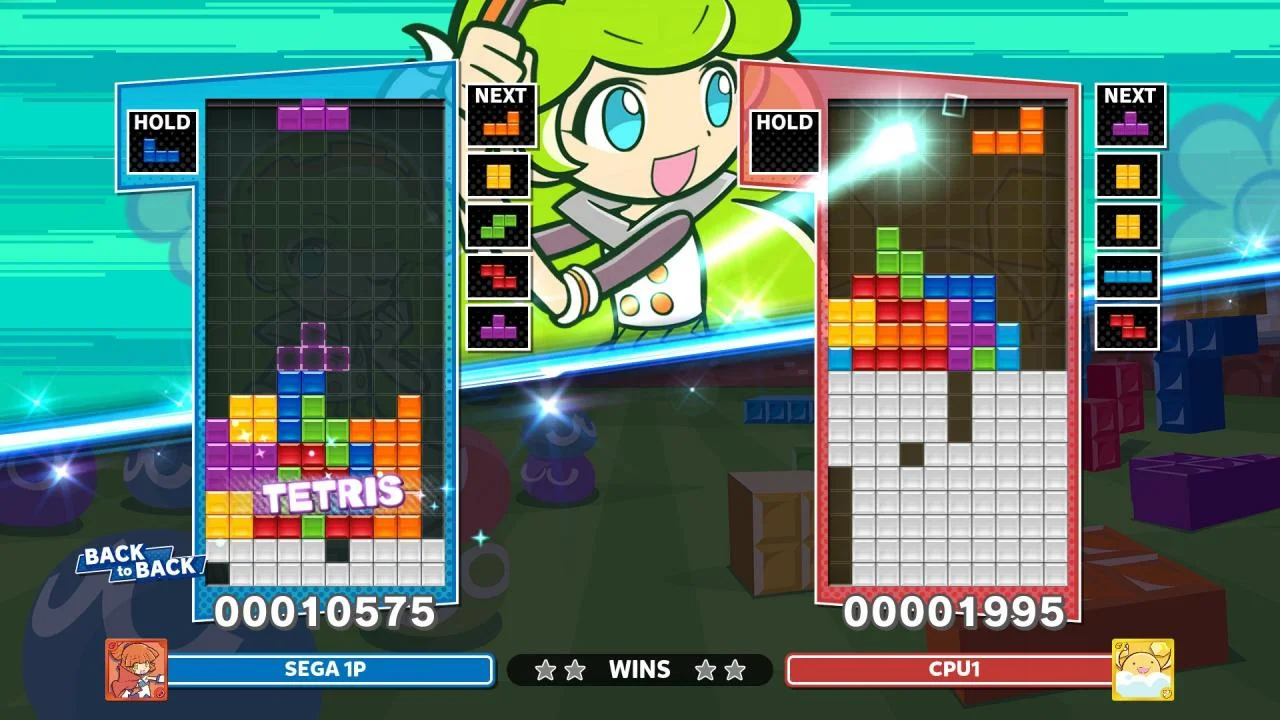 Puyo Puyo Tetris 2 Xbox ranked Online board with Garbage