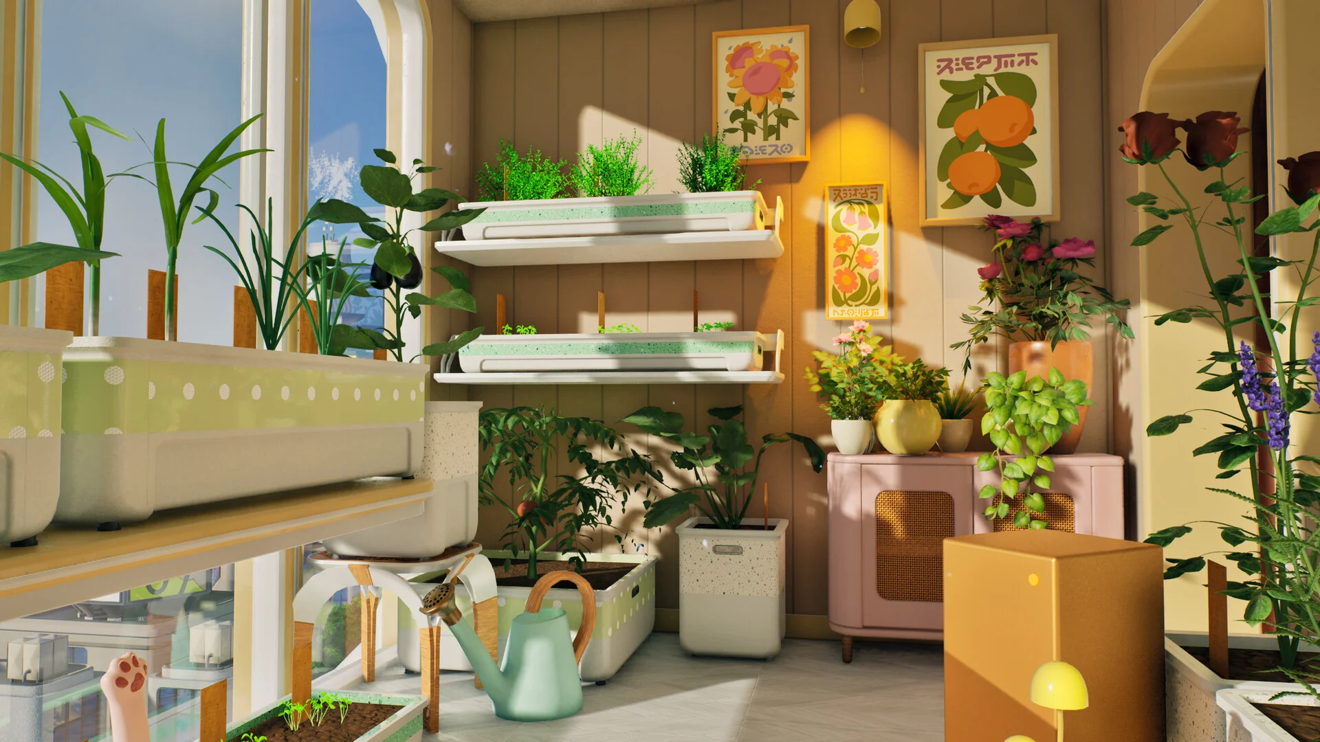 Tiny Eden pot planting screenshot