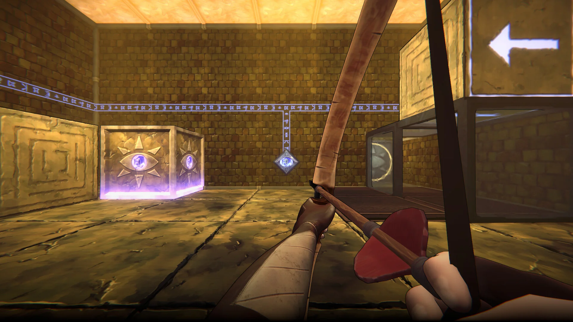 He Who Watches magical arrow opening doors